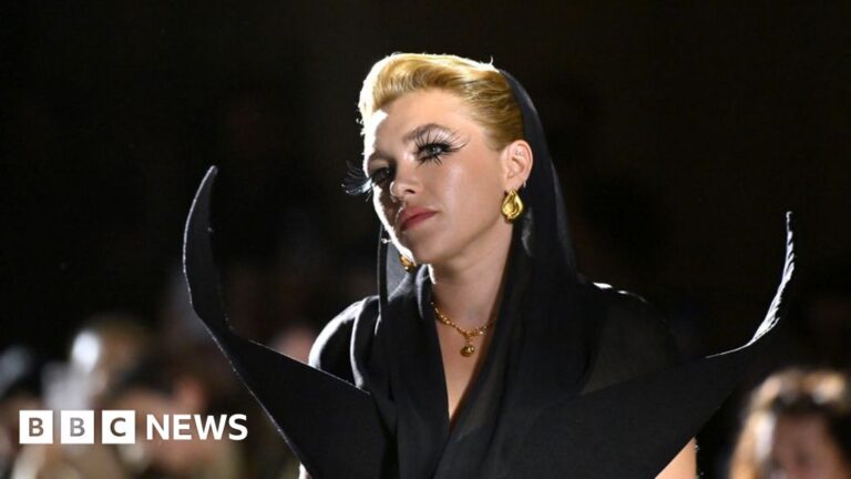Florence Pugh opens Harris Reed show at London Fashion Week