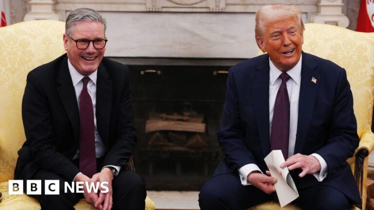Starmer and Trump discuss ‘productive’ trade talks, No 10 says
