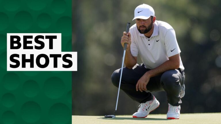 The Masters: Scottie Scheffler in day one’s best shots