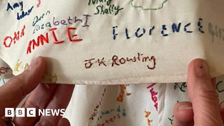 National Trust cover up tampered artwork in Derbyshire featuring JK Rowling