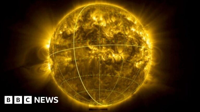 Solar Orbiter spacecraft snaps first images of Sun's south pole